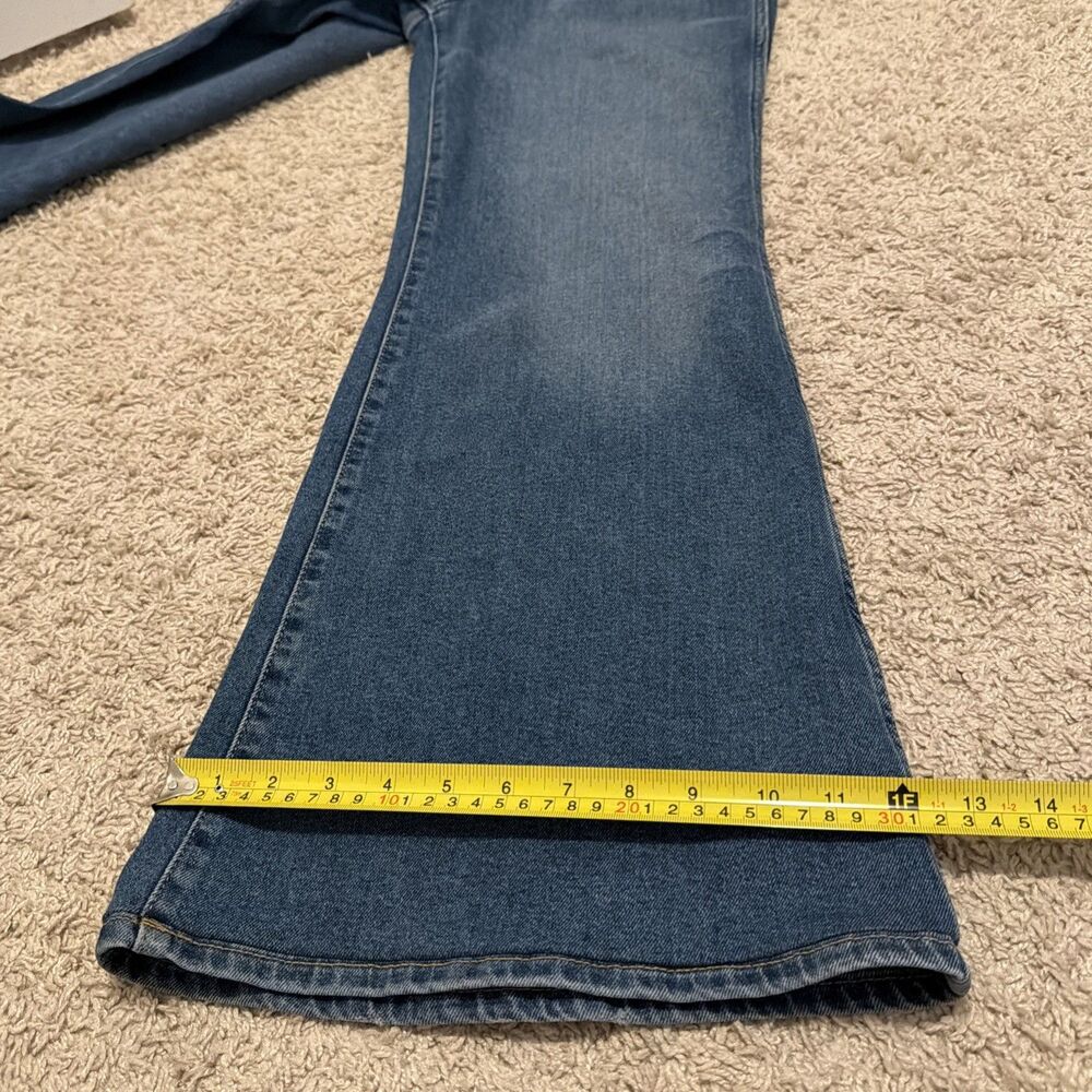 Wrangler Wanderer High Rise Flare Jeans Medium Blue 622 - Womens 28 X 32 - Picture 15 of 15